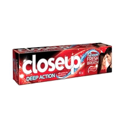 Closeup Tooth Paste Deep Action Red Hot	